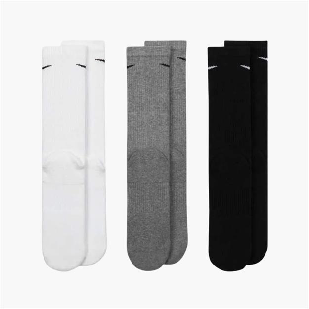 Nike Everyday Plus Cushioned Crew Antrenman Çorabı 3lü