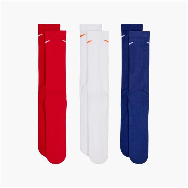 Nike Everyday Plus Cushioned Crew Antrenman Çorabı 3lü