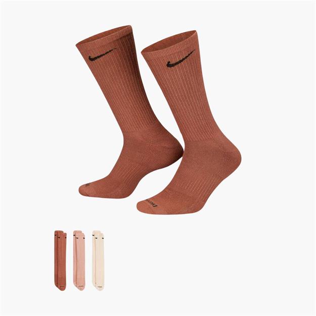 Nike Everyday Plus Cushioned Crew Antrenman Çorabı 3lü