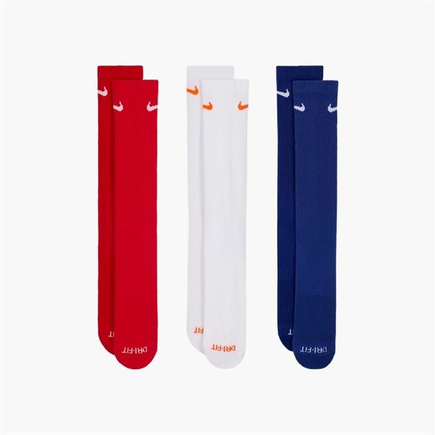 Nike Everyday Plus Cushioned Crew Antrenman Çorabı 3lü