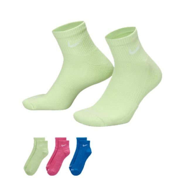 Nike Everyday Plus Yastıklı Antrenman Çorabı 3lü