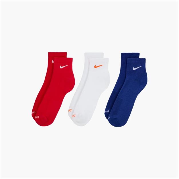 Nike Everyday Plus Yastıklı Antrenman Çorabı 3lü