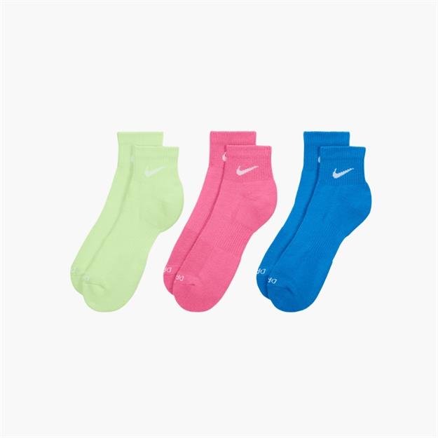 Nike Everyday Plus Yastıklı Antrenman Çorabı 3lü