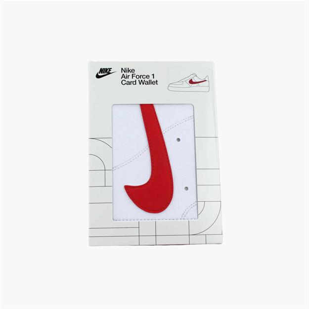 Nike Icon Air Force 1 Unisex Cüzdan - Beyaz/Kırmızı