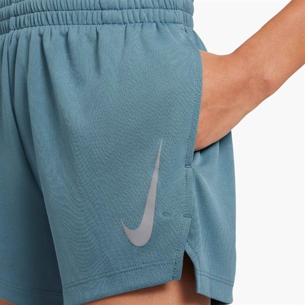 Nike Multi Dri-FIT Genç Çocuk Antrenman Şortu - Turkuaz
