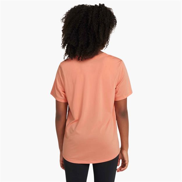 Nike One Dri-FIT Fitted Genç Kız Antrenman T-Shirt - Somon