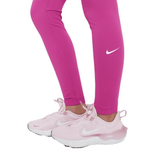 Nike One Dri-FIT Yüksek Bel Genç Kız Taytı - Pembe