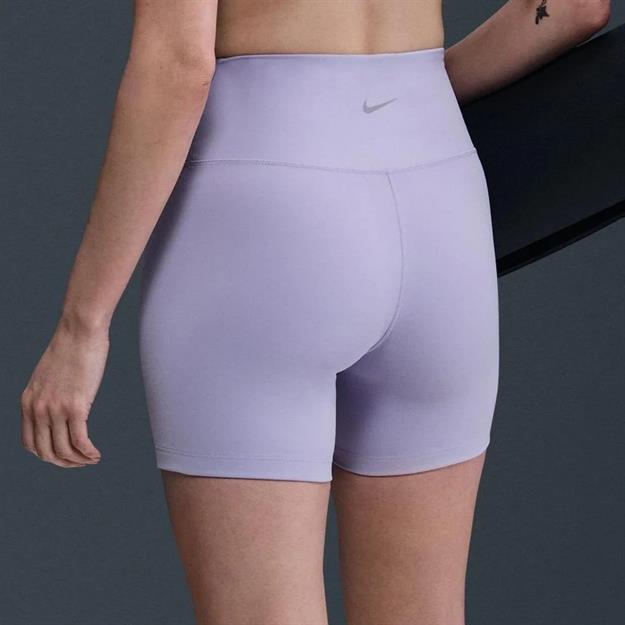 Nike One Yüksek Belli Şort 13 cm - Lila