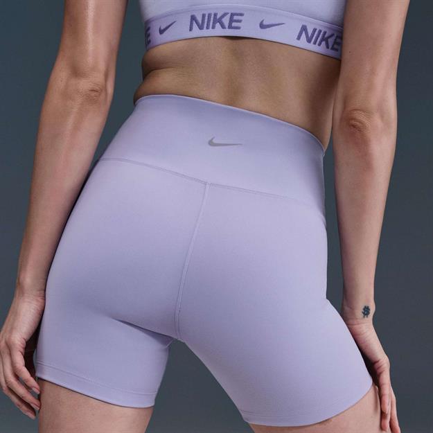 Nike One Yüksek Belli Şort 13 cm - Lila