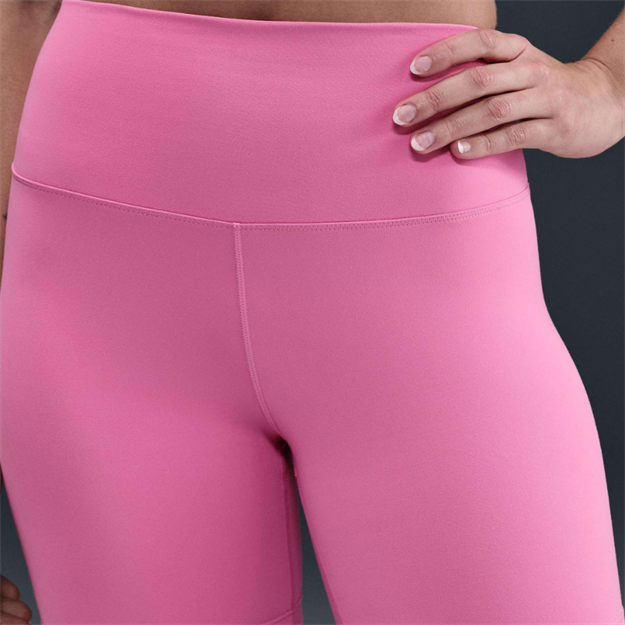 Nike One Yüksek Belli Şort 13 cm - Pembe