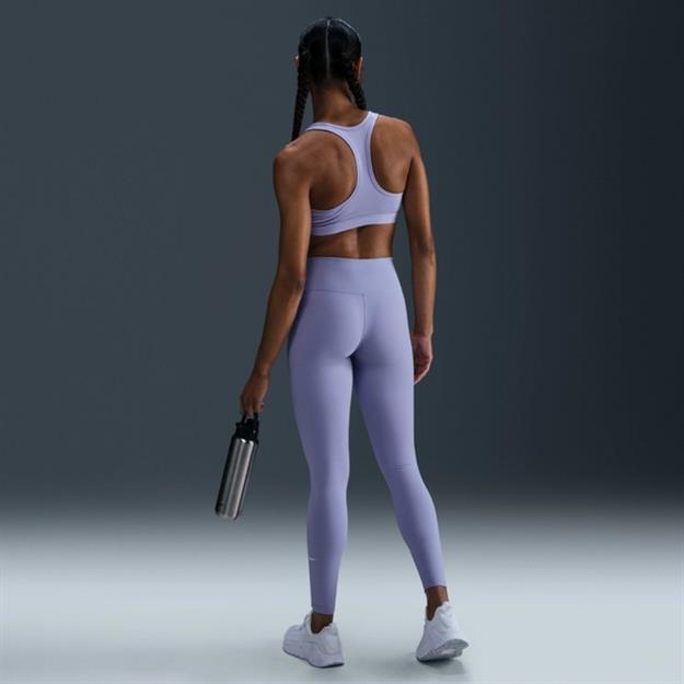 Nike One Yüksek Belli Tam Boy Tayt - Lila