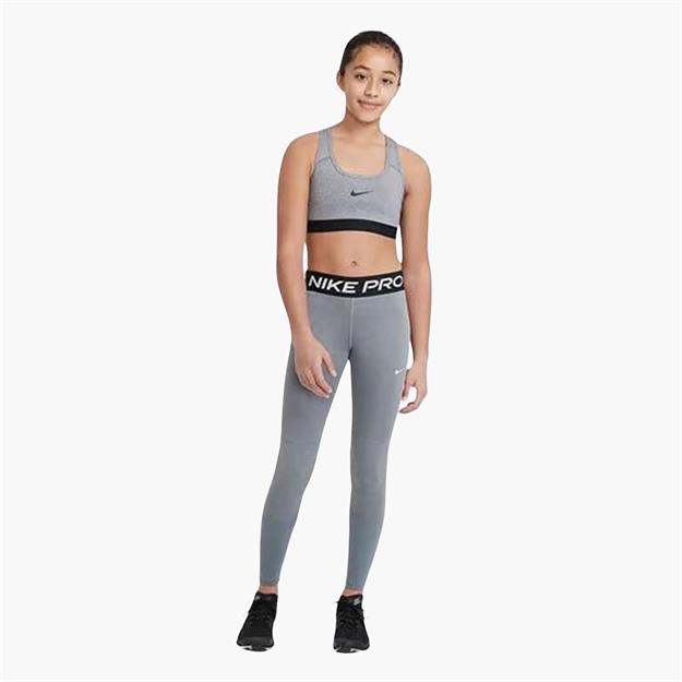 Nike Pro Kız Çocuk Tayt - Gri