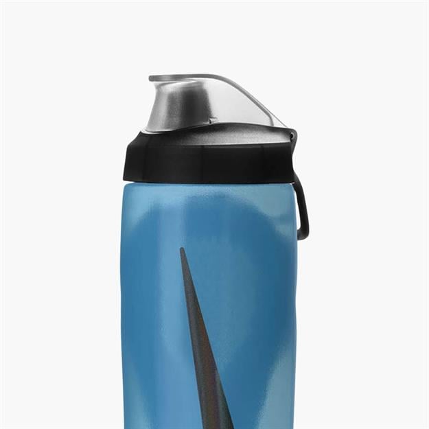 Nike Refuel Bottle Locking Lid 24 Oz (675 ml) Suluk - Mavi