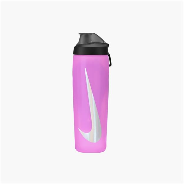 Nike Refuel Bottle Locking Lid 24 Oz (675 ml) Suluk - Pembe