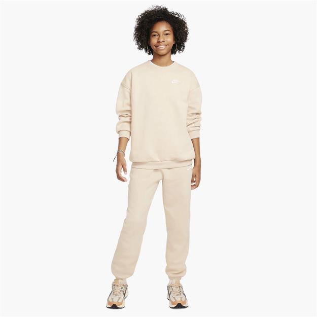 Nike Sportswear Club Fleece Genç Çocuk Sweatshirt - Krem