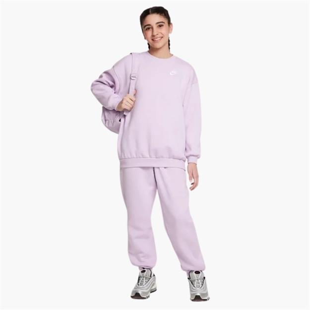 Nike Sportswear Club Fleece Genç Çocuk Sweatshirt - Lila