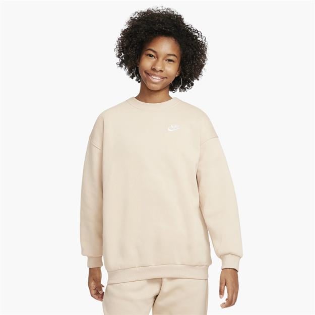 Nike Sportswear Club Fleece Genç Çocuk Sweatshirt - Krem