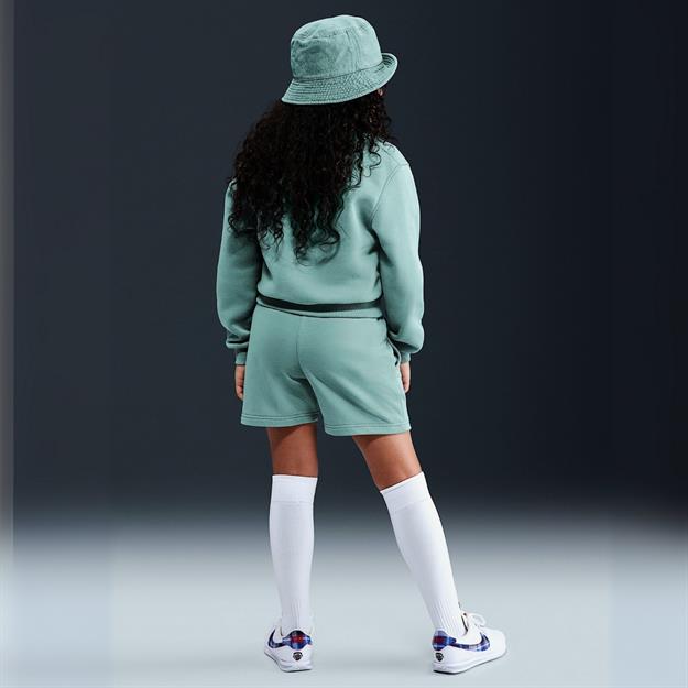 Nike Sportswear Club Fleece Genç Kız Örme Şort 13cm - Yeşil