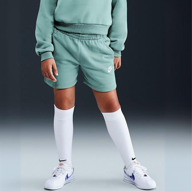 Nike Sportswear Club Fleece Genç Kız Örme Şort 13cm - Yeşil