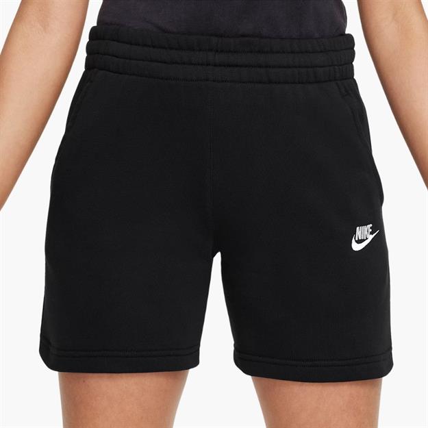 Nike Sportswear Club Fleece Genç Kız Örme Şort 13cm - Siyah