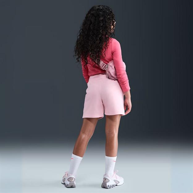 Nike Sportswear Club Fleece Genç Kız Örme Şort 13cm - Pembe