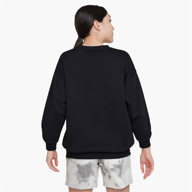 Nike Sportswear Club Fleece Genç Çocuk Sweatshirt - Siyah