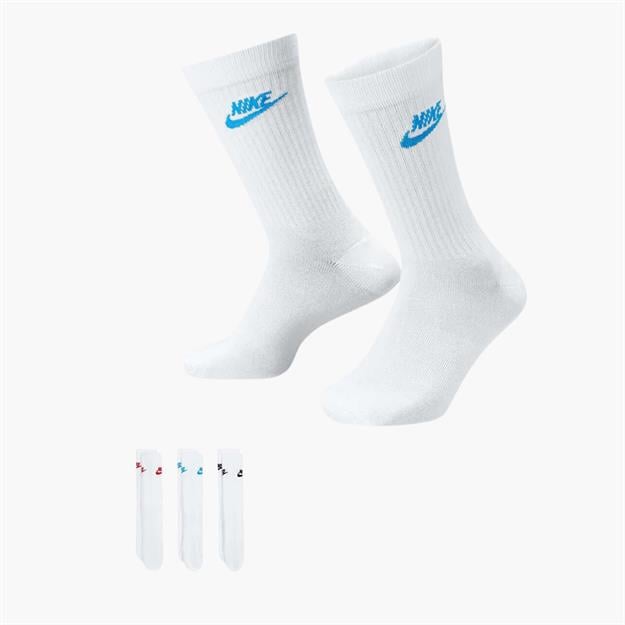 Nike Sportswear Everyday Essential Crew Unisex 3lü Çorap