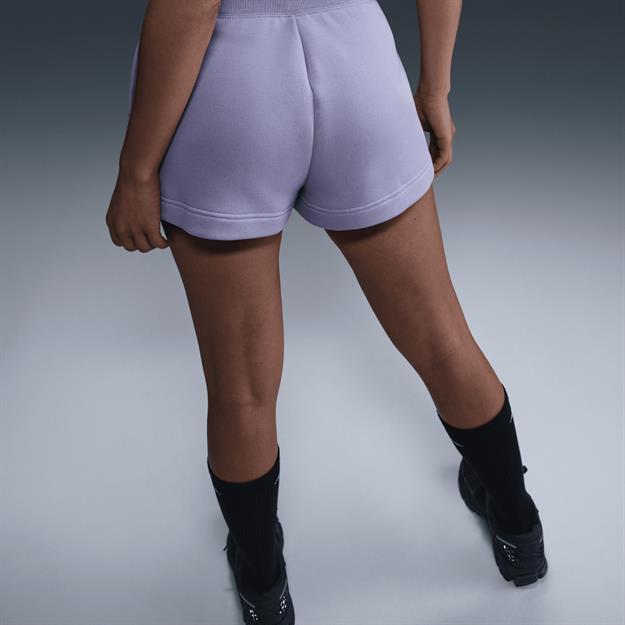 Nike Sportswear Phoenix Fleece Yüksel Belli Bol Şort - Lila