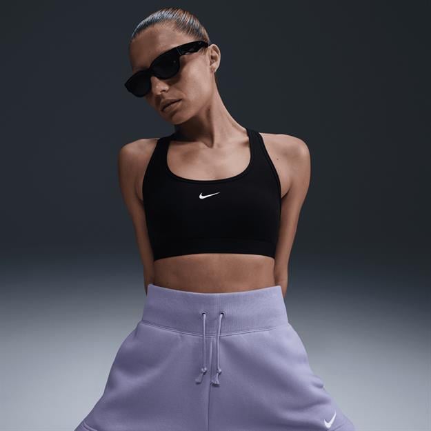 Nike Sportswear Phoenix Fleece Yüksel Belli Bol Şort - Lila