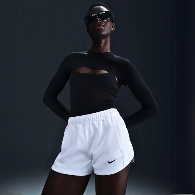 Nike Sportswear Windrunner Normal Belli Şort 5cm - Beyaz