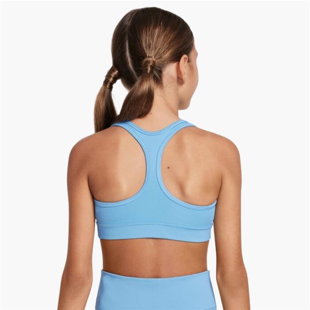 Nike Swoosh Genç Kız Spor Sütyeni - Mavi