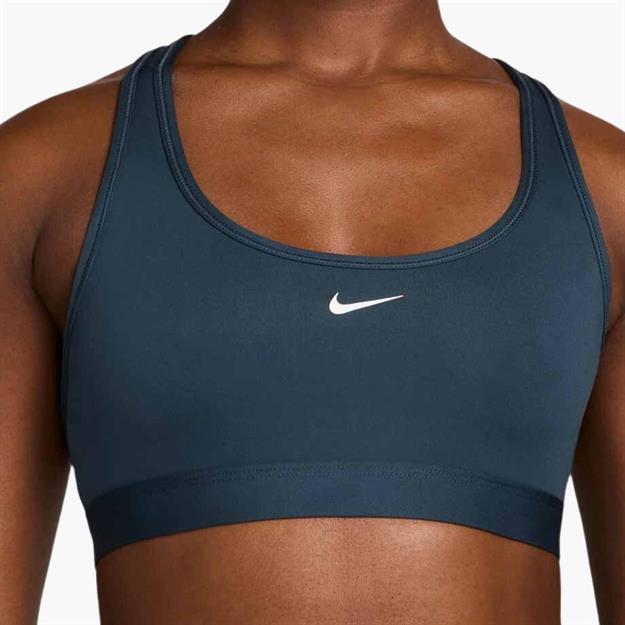 Nike Swoosh Light Support Dolgusuz Spor Sütyeni - Petrol