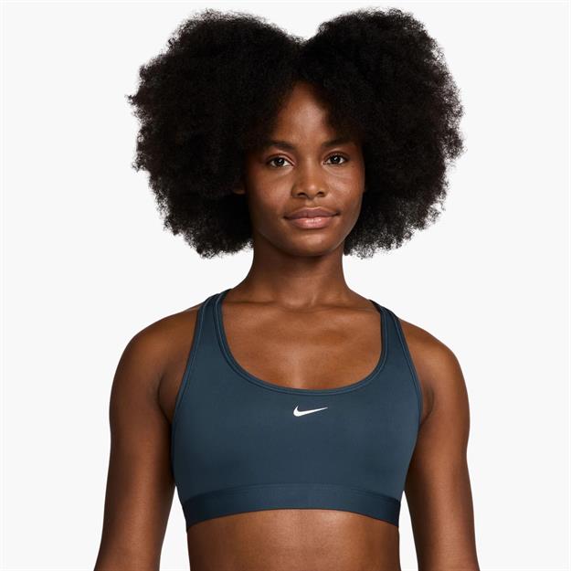 Nike Swoosh Light Support Dolgusuz Spor Sütyeni - Petrol