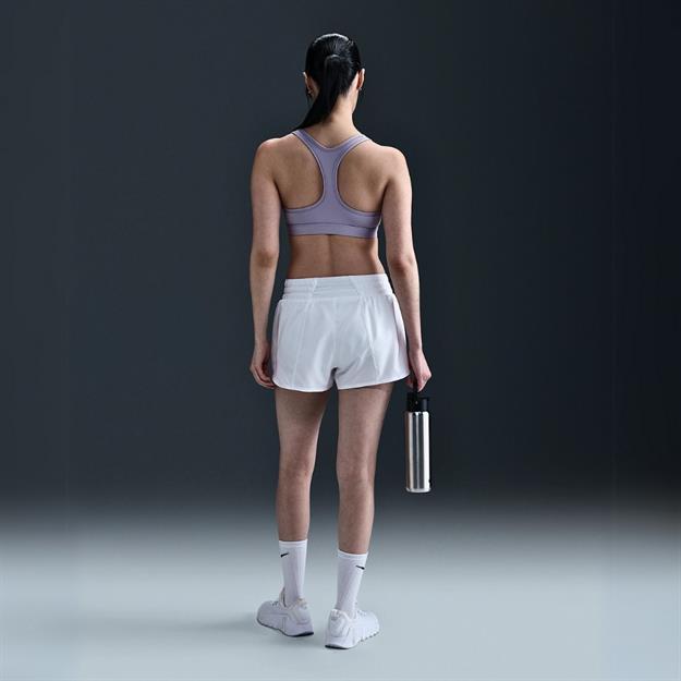 Nike Swoosh Light Support Dolgusuz Spor Sütyeni - Lila