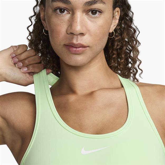 Nike Swoosh Medium Support Dolgulu Spor Sütyeni - Açık Yeşil