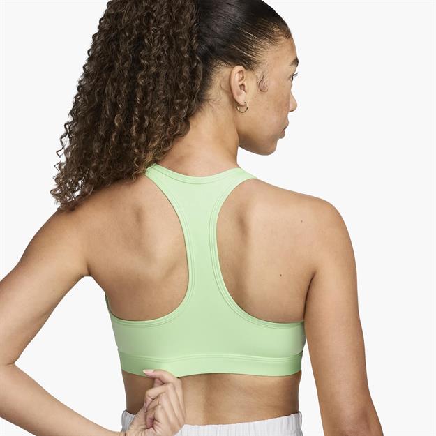 Nike Swoosh Medium Support Dolgulu Spor Sütyeni - Açık Yeşil