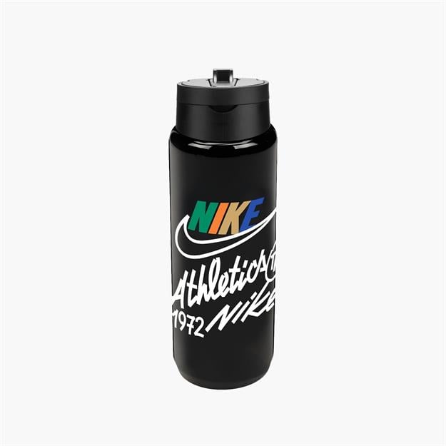 Nike TR Renew Recharge Chug Bottle 24 Oz  Suluk - Siyah