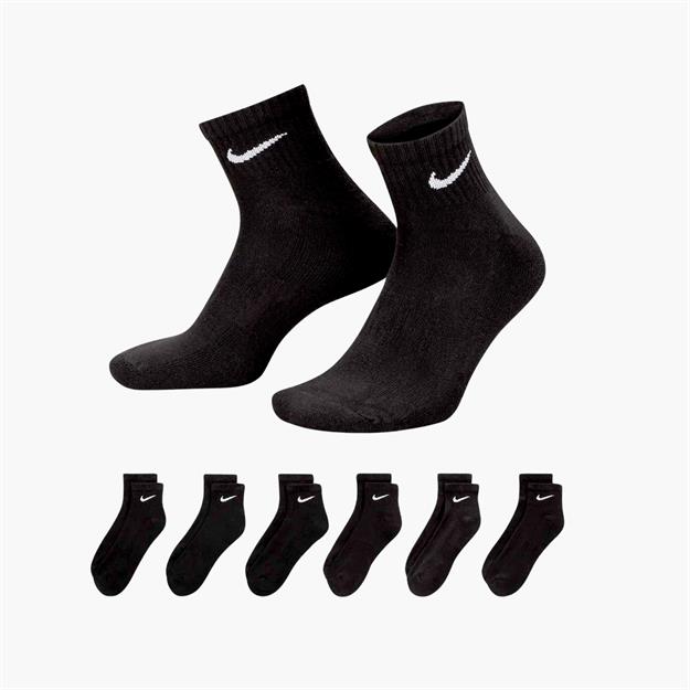 Nike Unisex Everyday Cushioned Ankle Çorap 6lı