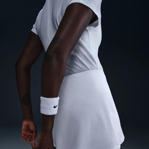 Nike Victory Dri-FIT Düz Tenis Eteği - Beyaz