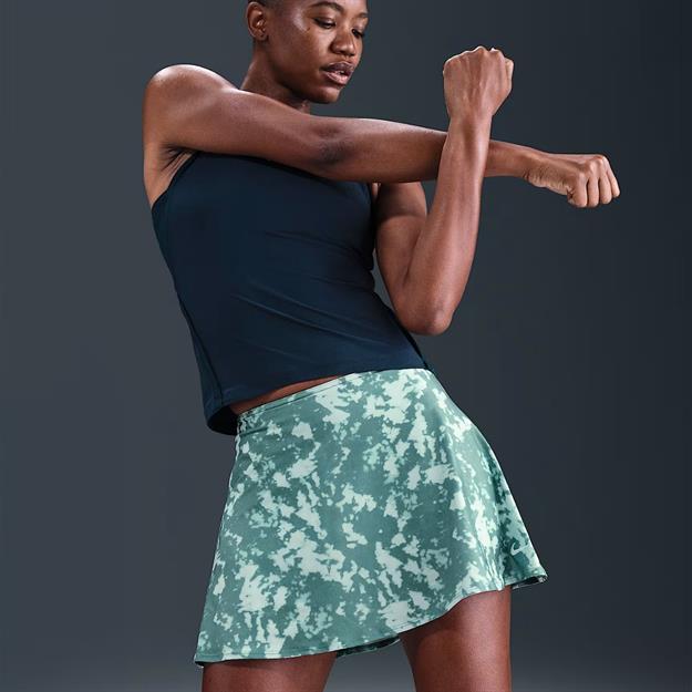 Nike Victory Dri-FIT Fırfırlı Baskılı Tenis Eteği 