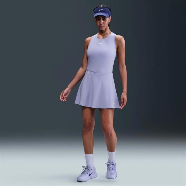 Nike Victory Dri-FIT Fırfırlı Tenis Eteği - Lila