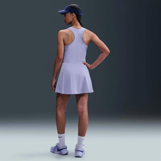 Nike Victory Dri-FIT Fırfırlı Tenis Eteği - Lila