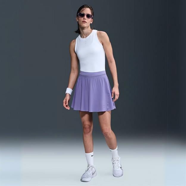 NikeCourt Ace Advantage Dri-FIT Tenis Eteği - Lila