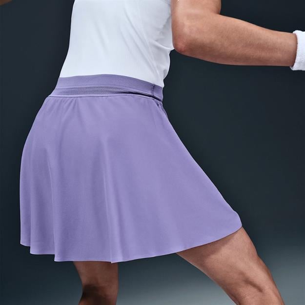 NikeCourt Ace Advantage Dri-FIT Tenis Eteği - Lila