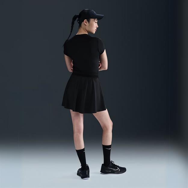 NikeCourt Ace Advantage Dri-FIT Tenis Eteği - Siyah