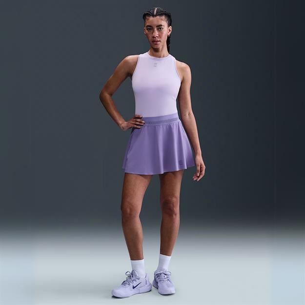 NikeCourt Advantage Dri-FIT Kadın Tenis Atleti - Lila