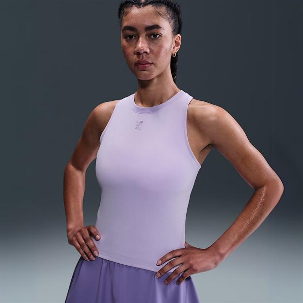 NikeCourt Advantage Dri-FIT Kadın Tenis Atleti - Lila