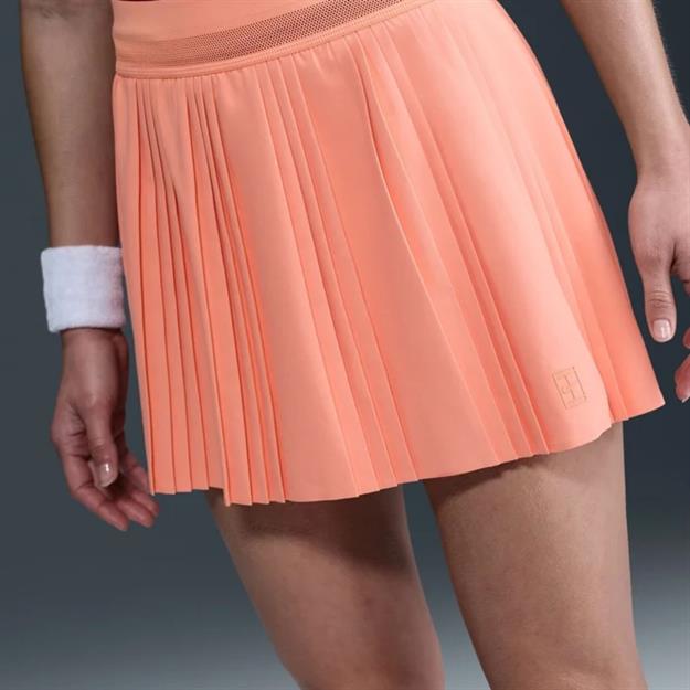 NikeCourt Advantage Dri-FIT Pileli Tenis Eteği - Somon