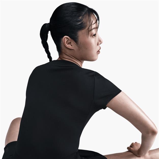 NikeCourt Advantage Dri-FIT Tenis T-Shirt - Siyah