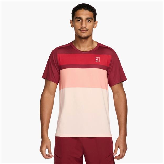 NikeCourt Advantage Tenis T-Shirt - Kırmızı